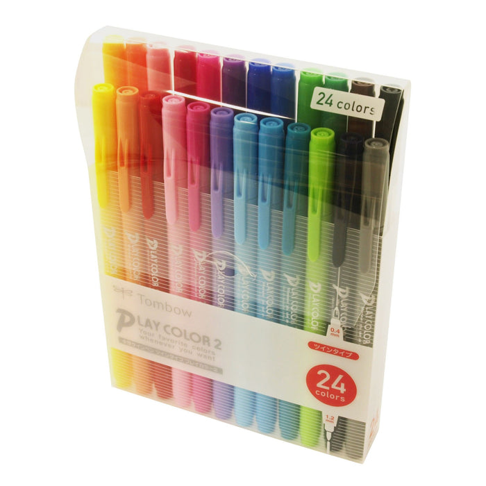 Tombow 24色水性簽字筆Play Color 2 GCB-012套裝