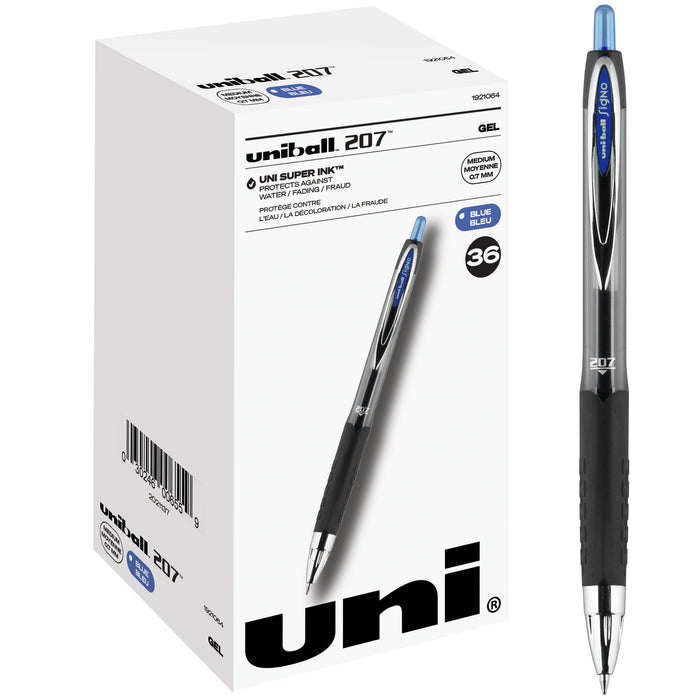 Mitsubishi Pencil Uni-Ball 207 Bulk Pack of 36 Premium Quality Pens