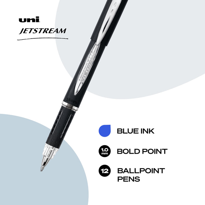 Mitsubishi Pencil Uni - Ball Jetstream 0.7mm Ballpoint Pen Pack of 12