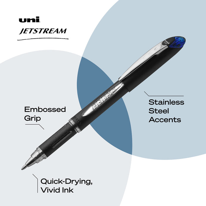 Mitsubishi Pencil Uni-Ball Jetstream Pen - 0.7mm 3-Count Ballpoint