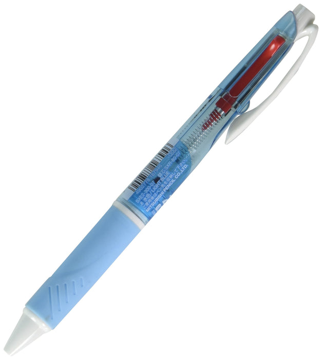 Mitsubishi Pencil Uni Jet Stream 2-Color Ballpoint Pen Black & Red Ink 0.7mm Sky Blue