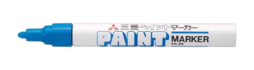 三菱铅笔 Uni Paint Marker 中号笔头油性浅蓝色 PX20.8