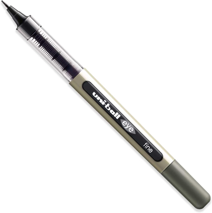 Mitsubishi Pencil Uni-Ball Eye Rollerball Pen UB-157 Medium Black 0.7mm Pack of 3