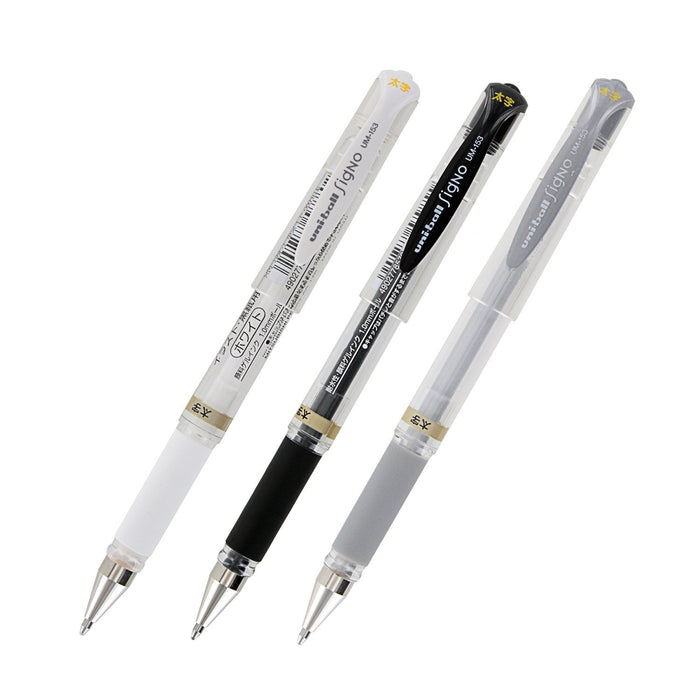 Mitsubishi Pencil Uniball Signo UM-153 1.0mm Bold Gel Ink Pen 3-Pack