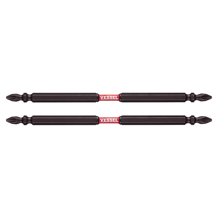 船舶相容 40V Sakisbo 扭轉鑽頭雙頭套件 2 x 4 x 150mm