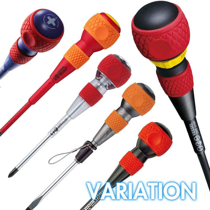 Vessel Ball Grip Penetrating Driver - Compact Precision Tool 5.5x75 230V