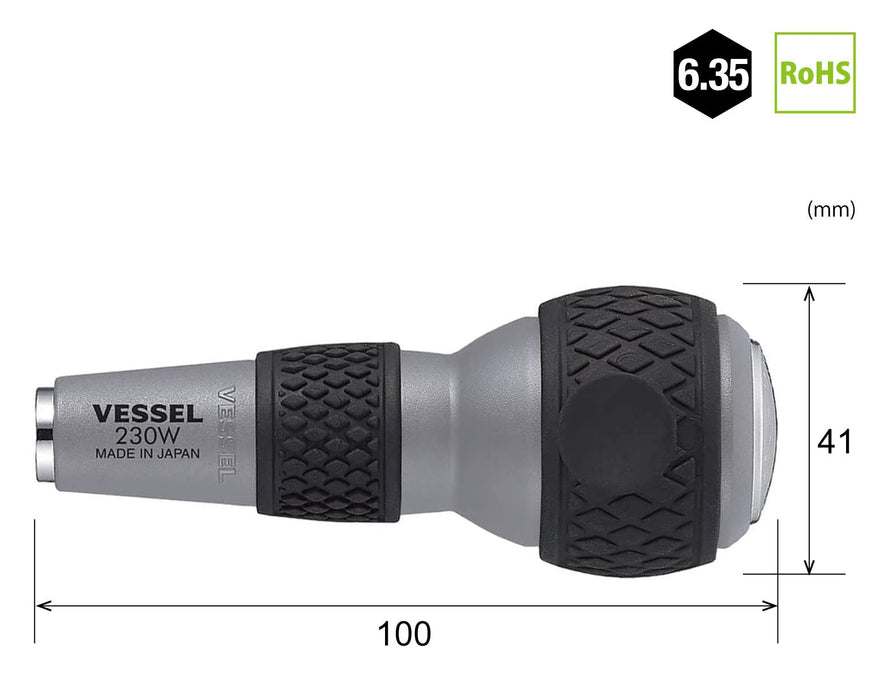 Vessel 230W Ball Grip Replacement - Optimized Penetrating Power