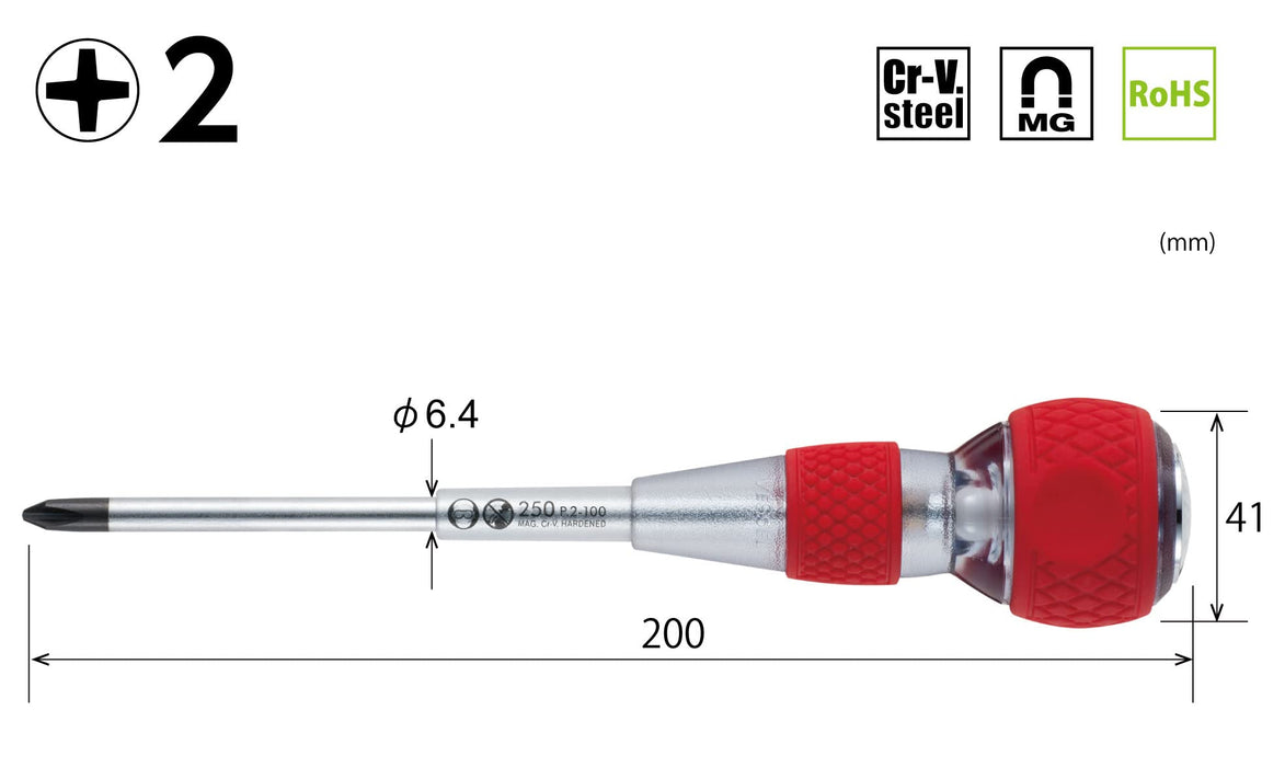 Vessel Ball Grip Penetration Driver +2x100 250V Safety Tool