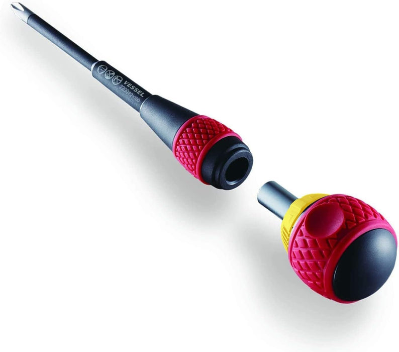 Vessel 2200 Ball Ratchet Driver +2x100 - Efficient Tool by Vessel