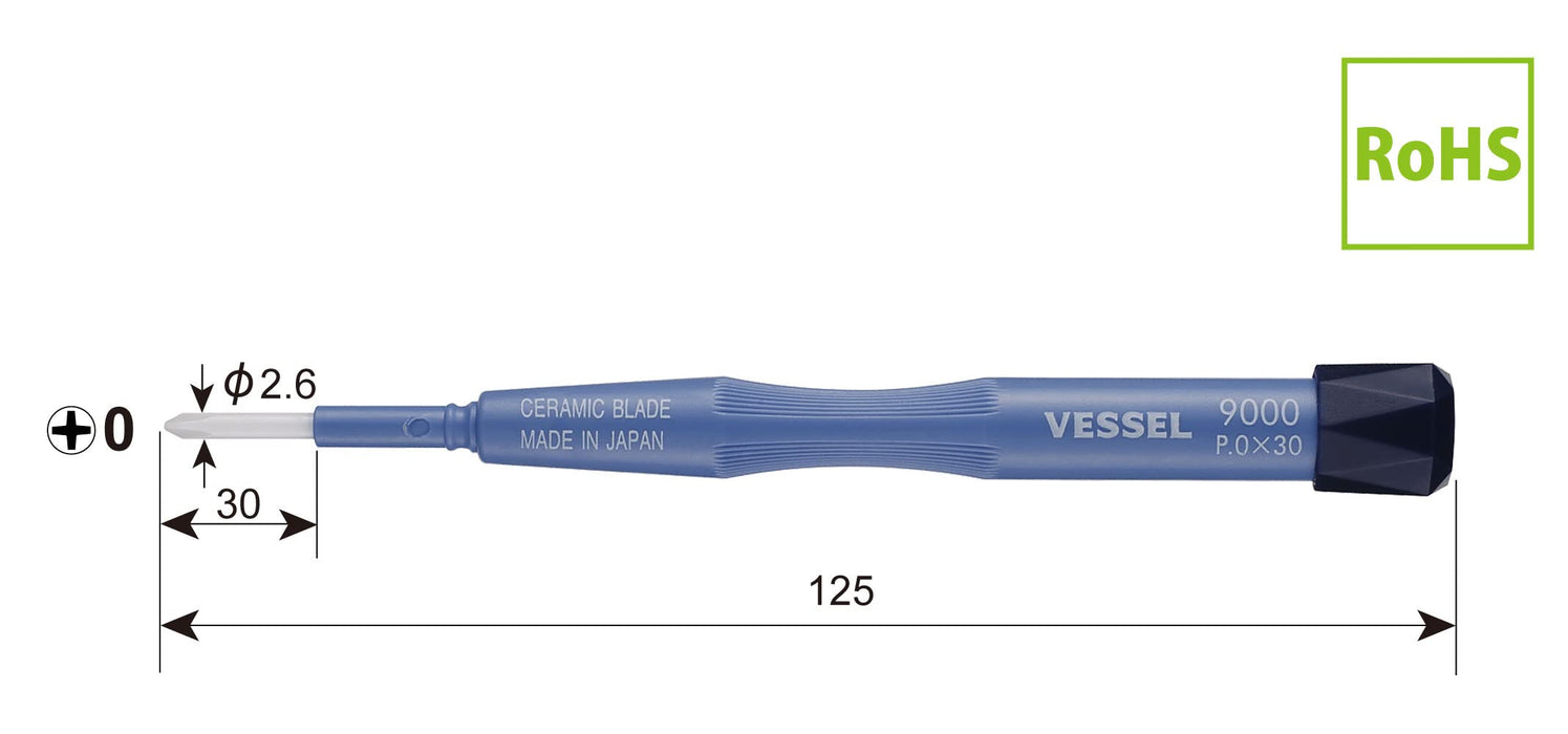 容器陶瓷調整螺絲起子 0x30 9000 系列