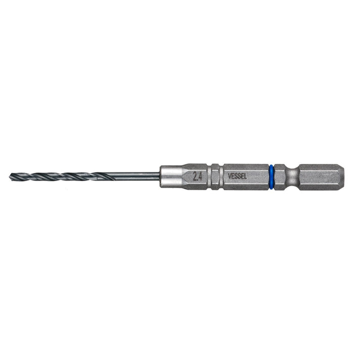 Vessel AMD-2.4 Cushion Drill Bit for Ironwork Metalwork 2.4mm Size