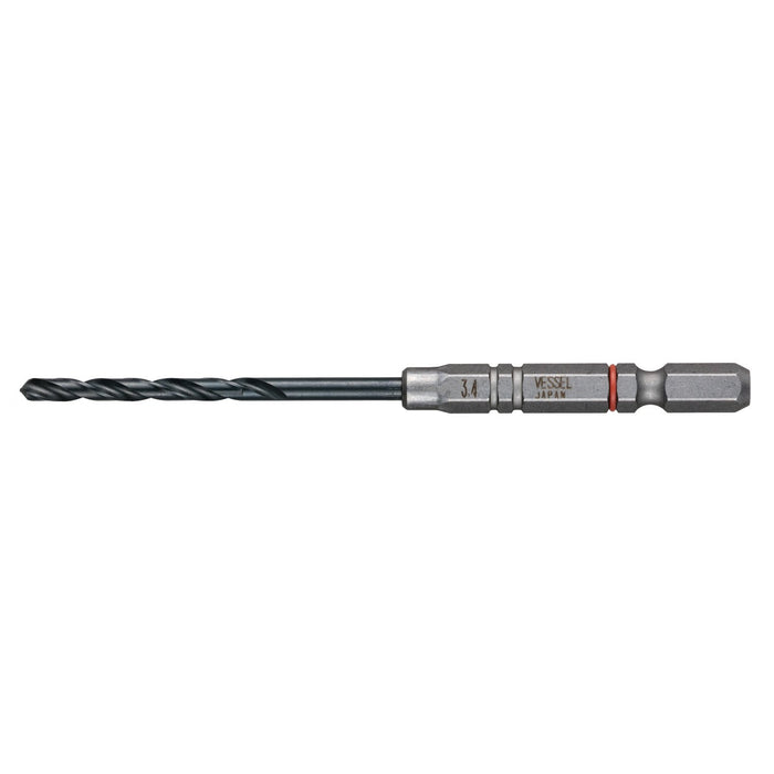 Vessel AMD-3.4 Ironwork Cushion Drill with 3.4mm Drill Bit