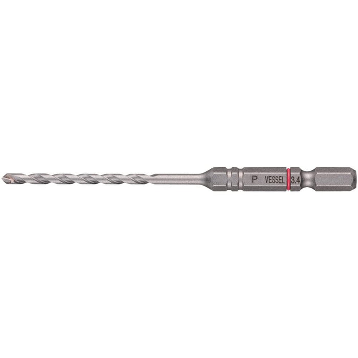 Vessel APD-3.4 Drill Bit for Porcelain Tiles - 3.4mm Diameter