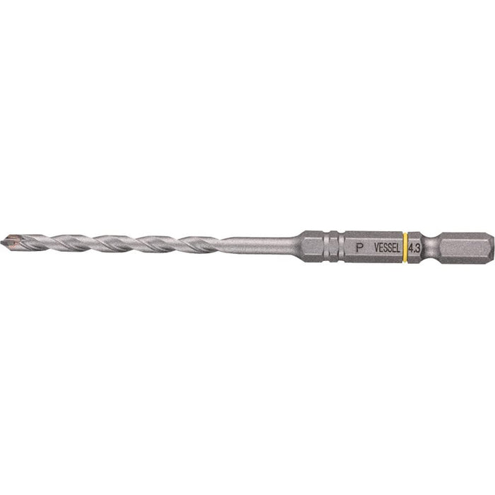 Vessel Brand 4.3mm Drill Bit for Porcelain Tiles - APD-4.3 Model