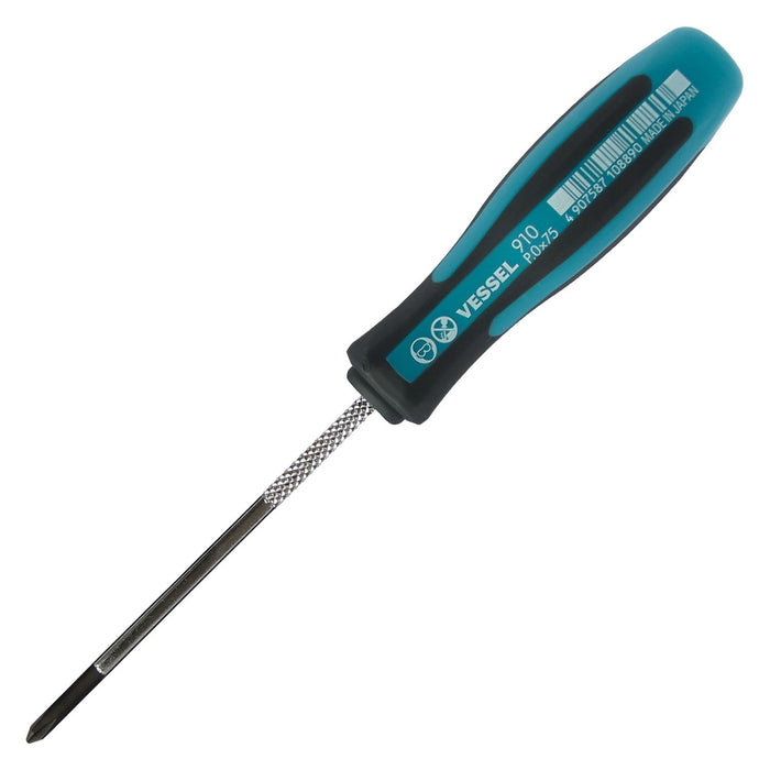 Vessel Megadora Fine Shaft Driver 910 - High-Quality +0x75 Tool