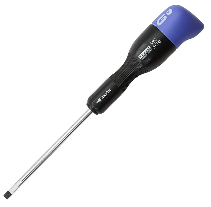 Vessel Precision G Grip Driver - 5x100 990 Model - High-quality Tool