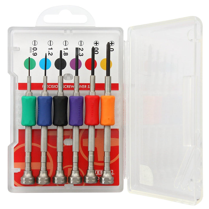 Vessel Precision Set of 6 Screwdrivers TD-56 Vessel Assorted Sizes