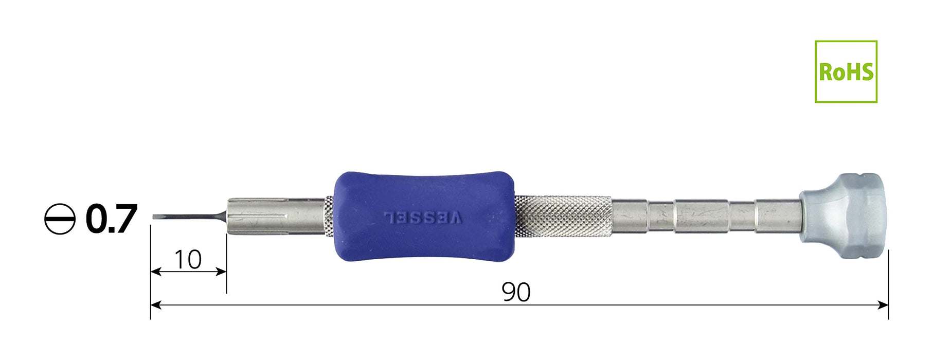 Vessel Precision TD-51 螺絲起子 -0.7 Vessel 高品質工具