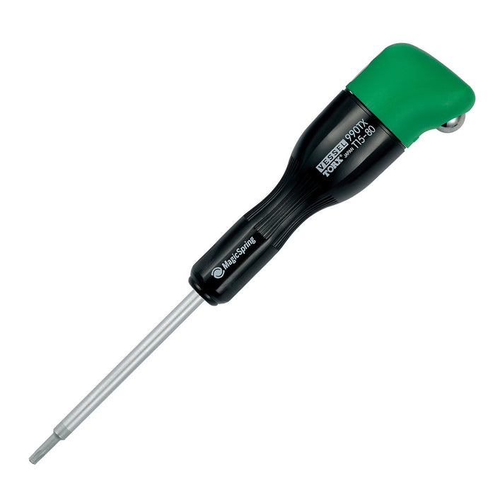 Vessel Precision T15 x 80 Torx Driver with G Grip - 990Tx Series