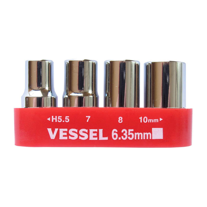 Vessel TD-BS4 替換鑽頭套件盒 - 高品質工具