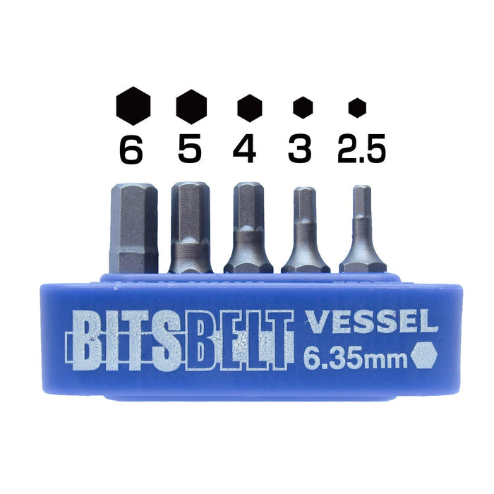 Vessel Hex TD-BS2 Premium Vessel Brand Replacement Bit Set