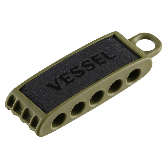 Vessel 钻头固定器 BH-05D - 方便存放 5 件橄榄色钻头 - Vessel 品牌