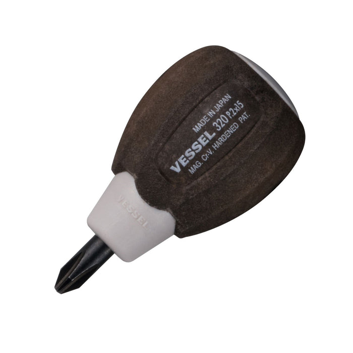 Vessel Woody Non-Slip Grip Driver – Compact +2x15 320 Vessel Stubby