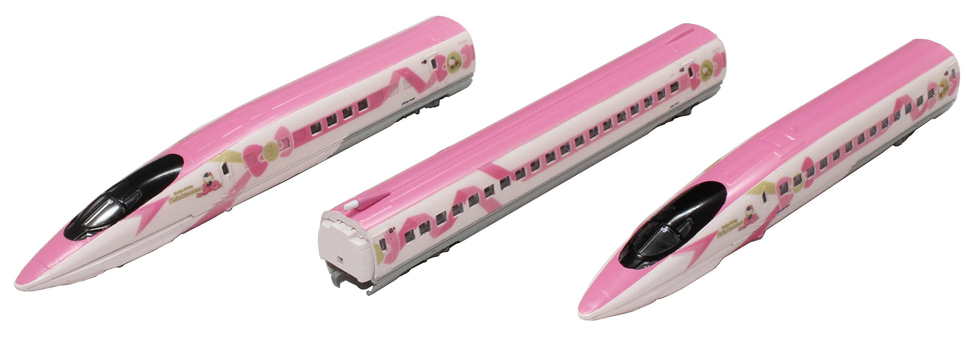 Rokuhan Z Gauge Hello Kitty 3 節車廂模型火車套裝 T013-6 系列 500 鐵路