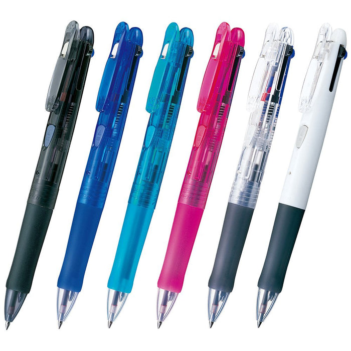 Zebra 10-Pack 3-Color Ballpoint Clip-On Pen in Pink - G3C B-B3A3-P