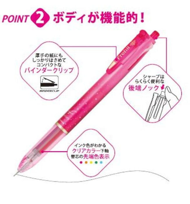 Zebra Prefeel Sarasa 10-Piece Magenta Ballpoint Pen Refill Njk-0.3 Lead