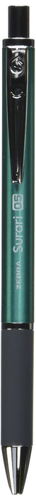 Zebra Surari 300 Emulsion Ink Ballpoint Pen 0.5mm Point Blue-Green Body