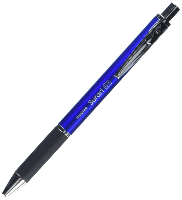 Zebra Surari 300 Blue Body Ballpoint Pen with 0.7mm Point Emulsion Ink