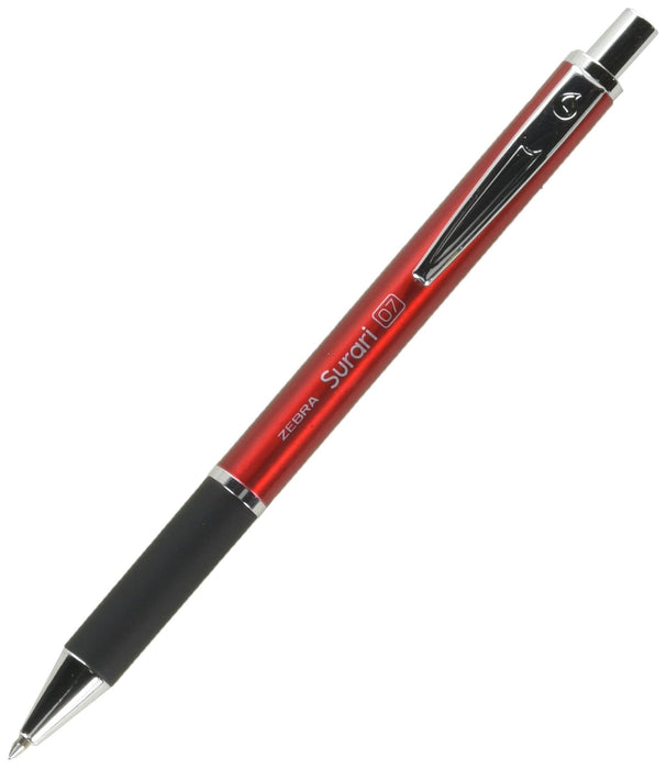 Zebra Surari 300 Ballpoint Pen with 0.7mm Emulsion Ink Red Body