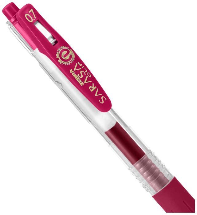 Zebra Sarasa Clip Gel Ballpoint Pen 0.7 MZ JJB15 Magenta Ink