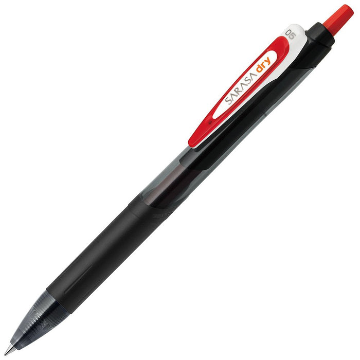 Zebra Sarasa Dry Red Gel Ballpoint Pen 0.5 Pack of 10