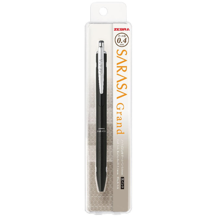 Zebra Sarasa Grand 0.4 Gel Ballpoint Pen in Black - Zebra Jjs55-Bk