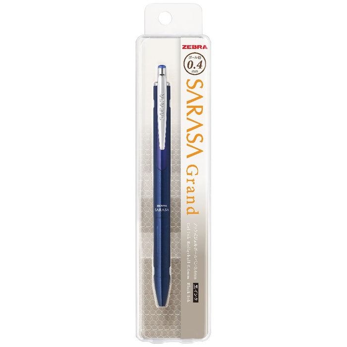 Zebra Sarasa Grand Navy 0.4 Gel Ballpoint Pen P-Jjs55-Nv