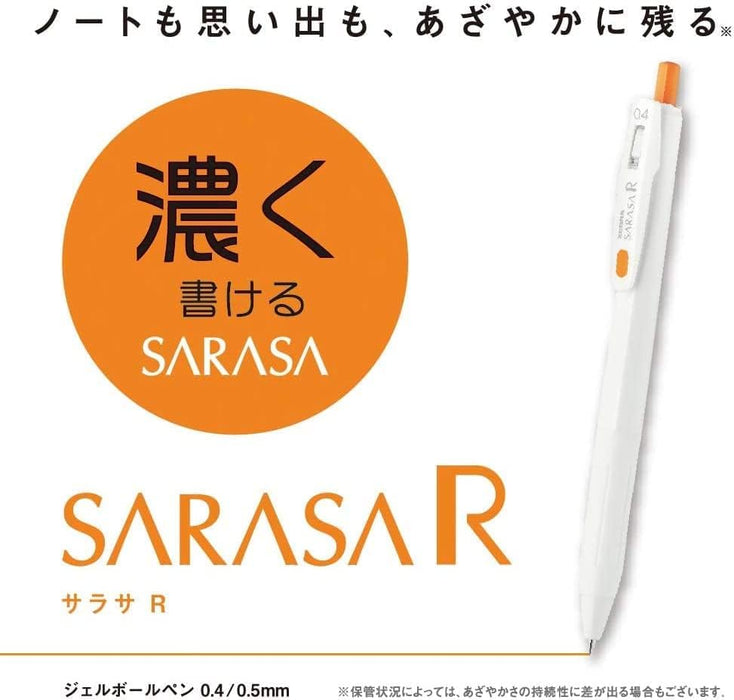 Zebra Sarasa R 0.4 毫米和筆夾 0.5 毫米中性原子筆套裝 - 流行花束 P-JJS29-SP-B