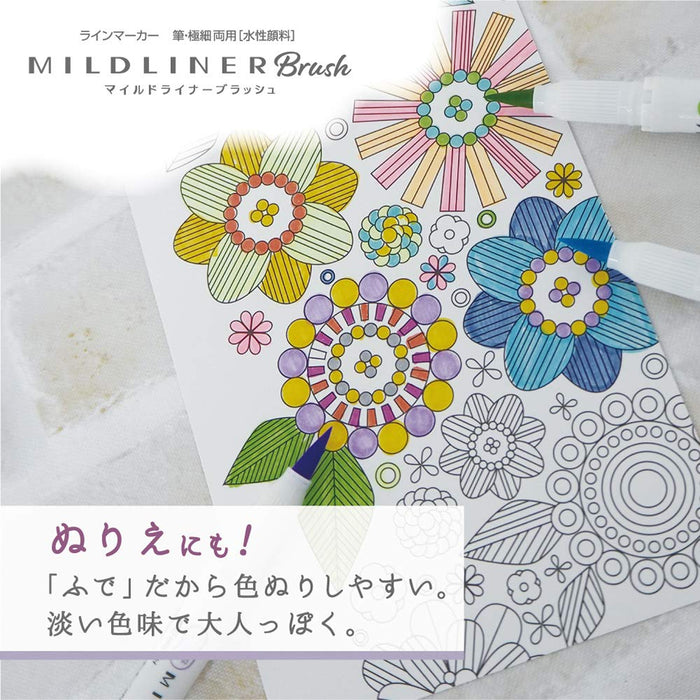 Zebra Mild Liner 荧光笔套装 深蓝色 10 件 - Zebra B-WFT8-MDB