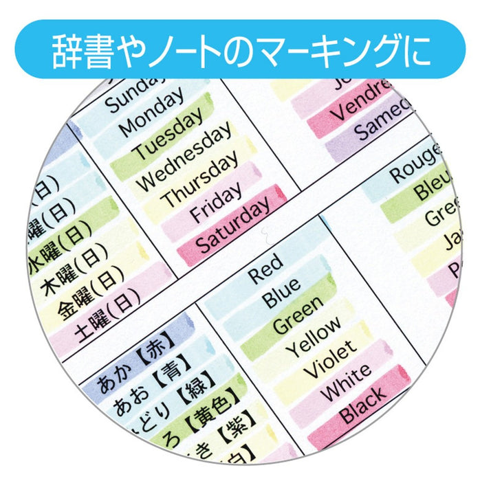 斑馬棕色溫和眼線螢光筆 10 件裝 - B-Wkt7-Me 型號