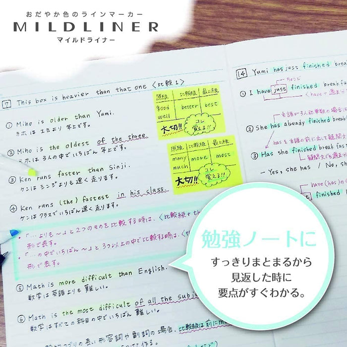 Zebra Mildliner 螢光筆套裝 灰粉色 10 件裝 - B-WKT7-MDP Zebra