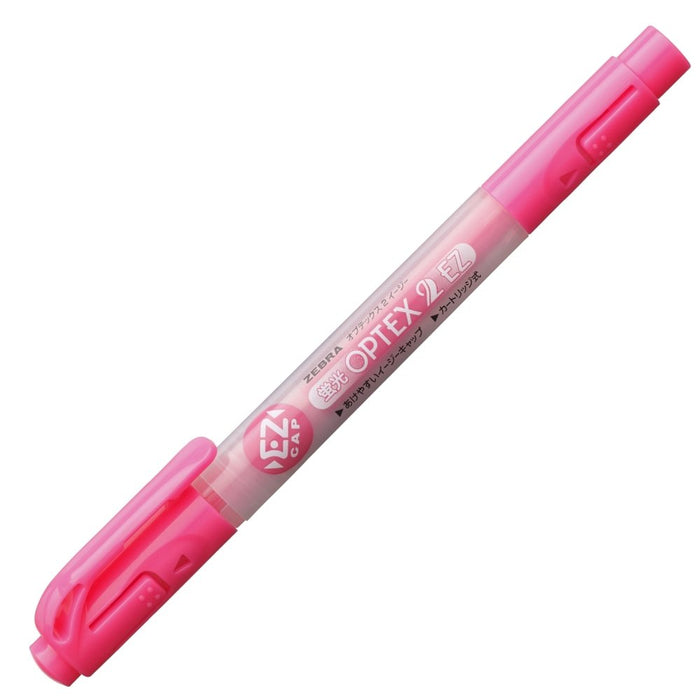 Zebra Optex 2 EZ Pink Highlighter - Set of 10 Pieces B-WKT11-P Series