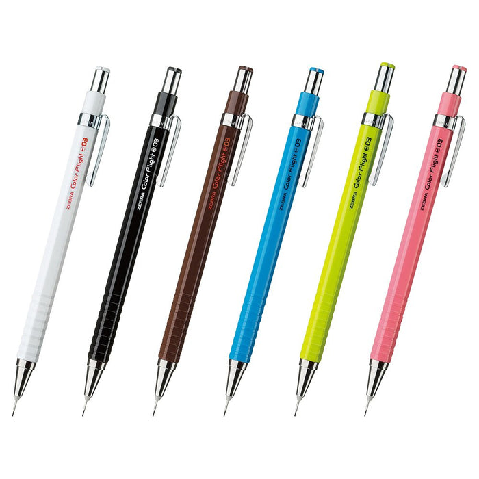 Zebra Color Flight Mechanical Pencil 0.3 Chocolate Pack of 10