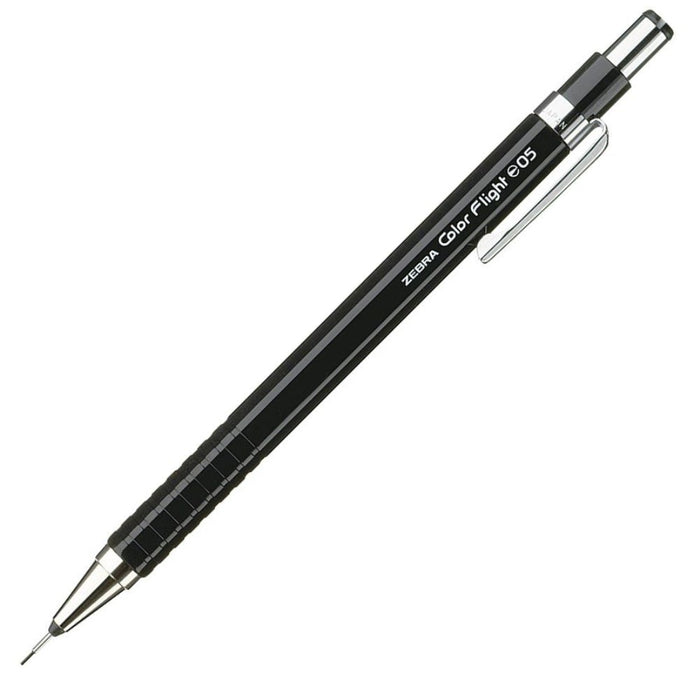 Zebra 0.5 Black Mechanical Pencil Color Flight Series Pack of 10 - B-Ma53-Bk