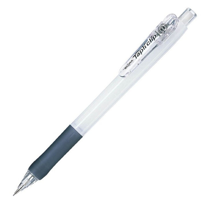 Zebra B-MN5-W Mechanical Pencil White with Tape Clip Pack of 10