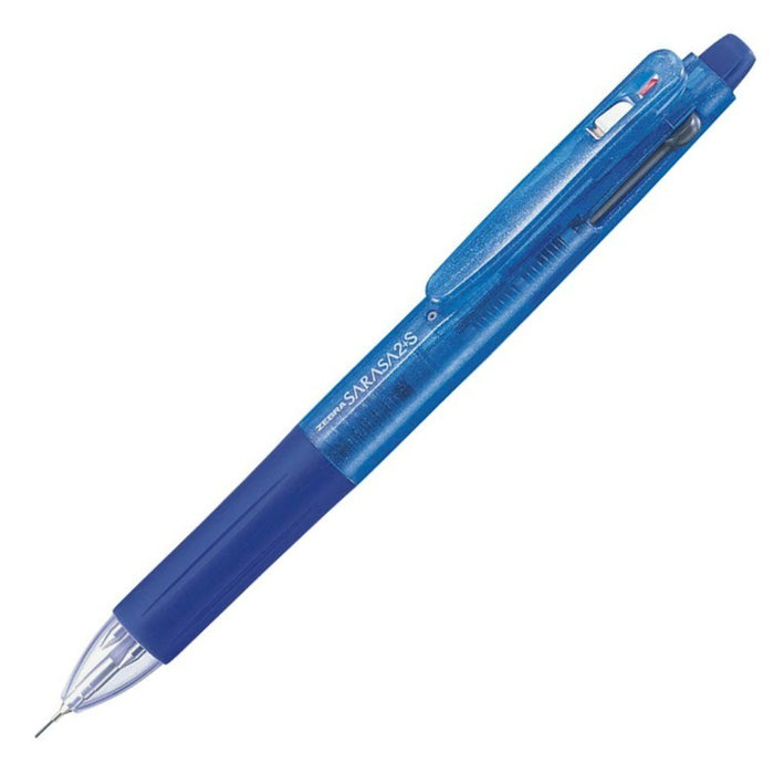 Zebra Multi-Function 2-Color Pen with Sharp Sarasa Blue Pack of 10