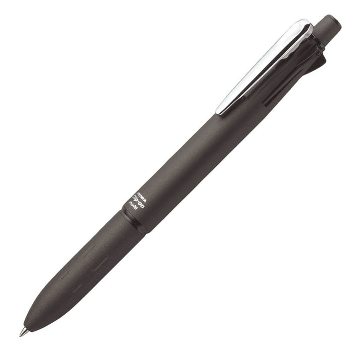 Zebra Multi-Function 4-Color Pen with Sharp Clip-On - B4Sa4-Bk Model - Black 2000 Series