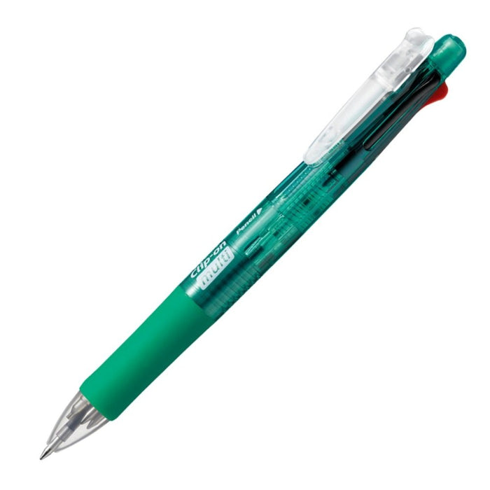 Zebra 10-Pack Multi-Function 4-Color Pen with Sharp Clip-On Multi Green B-B4Sa1-G