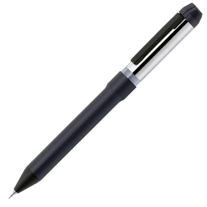 Zebra Dark Tone Series Multi-Function Pen Shabo Nu 0.5mm in Stainless Black