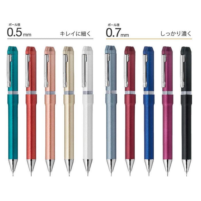 Zebra Shabo Nu Multi-Function Pen 0.7mm Blue Gray SB35-BGR